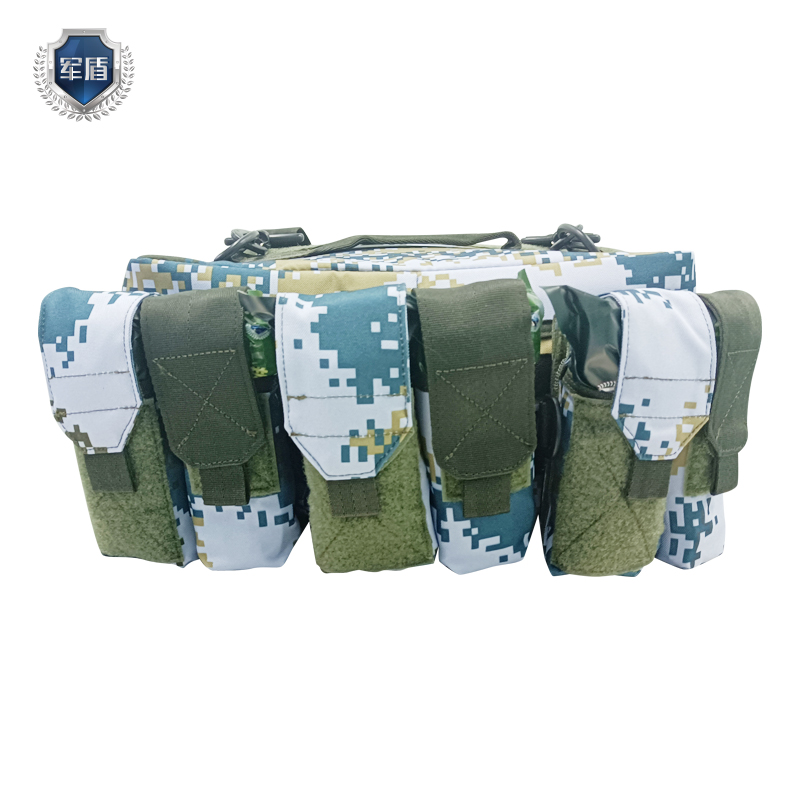 天津军盾应急医疗 S2015型 战位急救包五人份（不含止血粉）  海军迷彩  