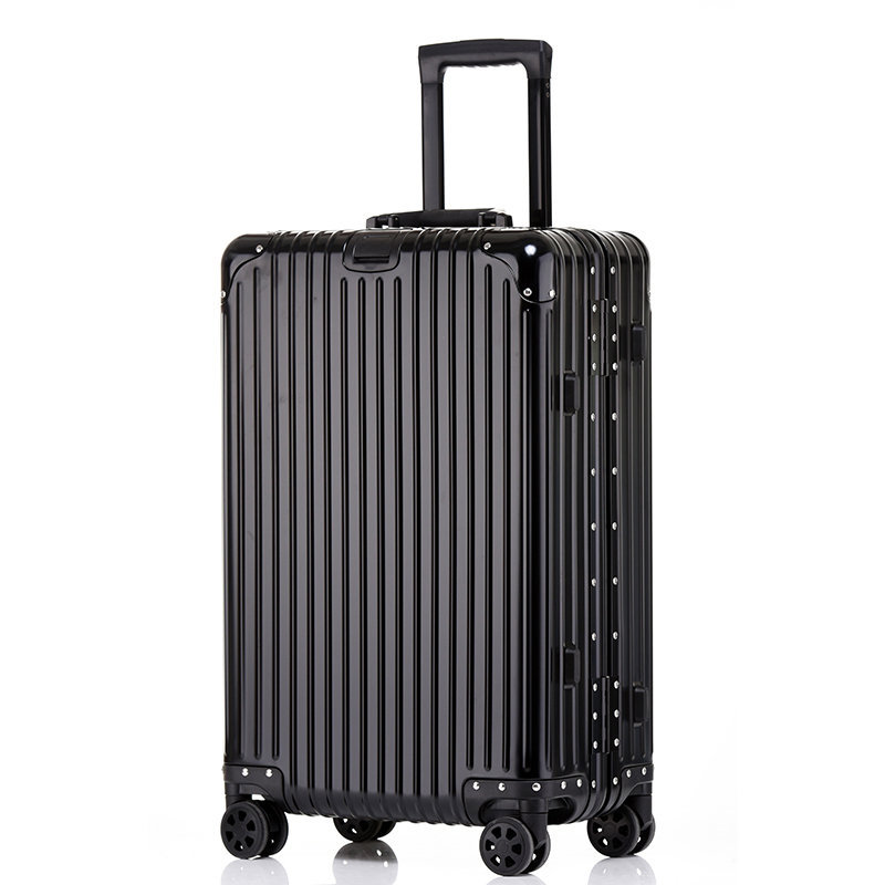 TYMON（泰梦）都市魅影铝镁合金拉杆箱TM-1801(新疆、西藏不发货）（单位：个） 黑色 20寸