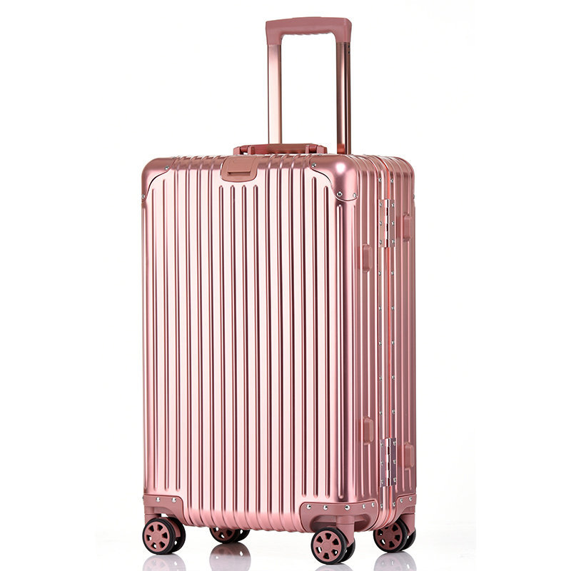 TYMON（泰梦）都市魅影铝镁合金拉杆箱TM-1801(新疆、西藏不发货）（单位：个） 玫瑰金 24寸