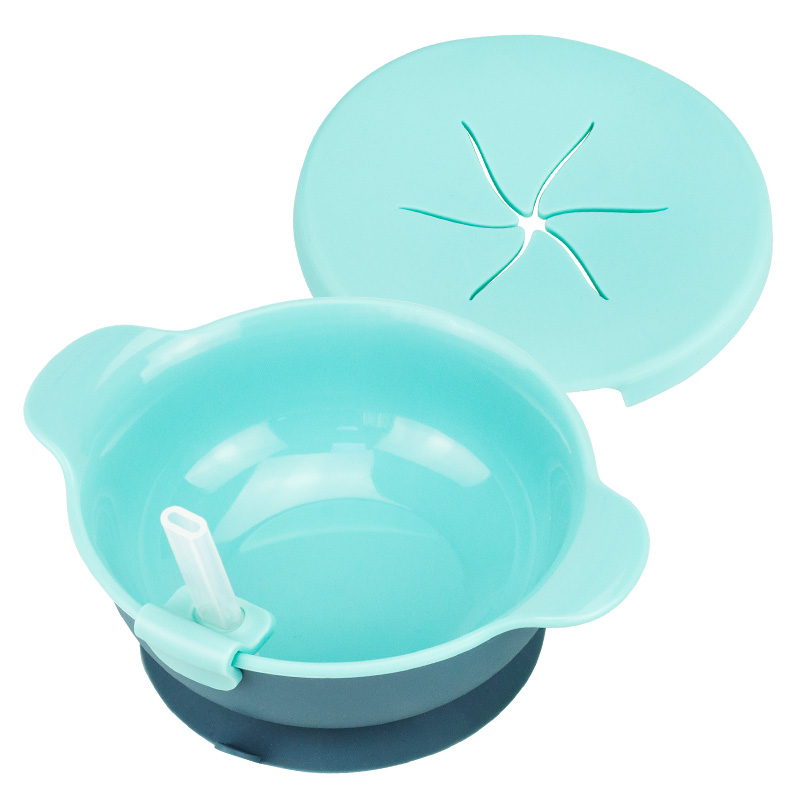 婴侍卫  多功能零食碗吸盘碗 儿童餐具  BW1809  （单位：个） 蓝色