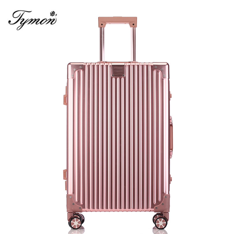 TYMON（泰梦）旅行传奇铝镁合金拉杆箱TM-1805(新疆、西藏不发货）（单位：个） 玫瑰金 20寸