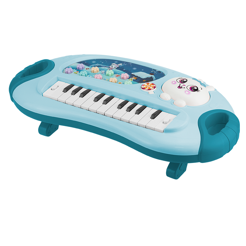 婴侍卫  多功能趣味电子琴  2025 （单位：只） 蓝色