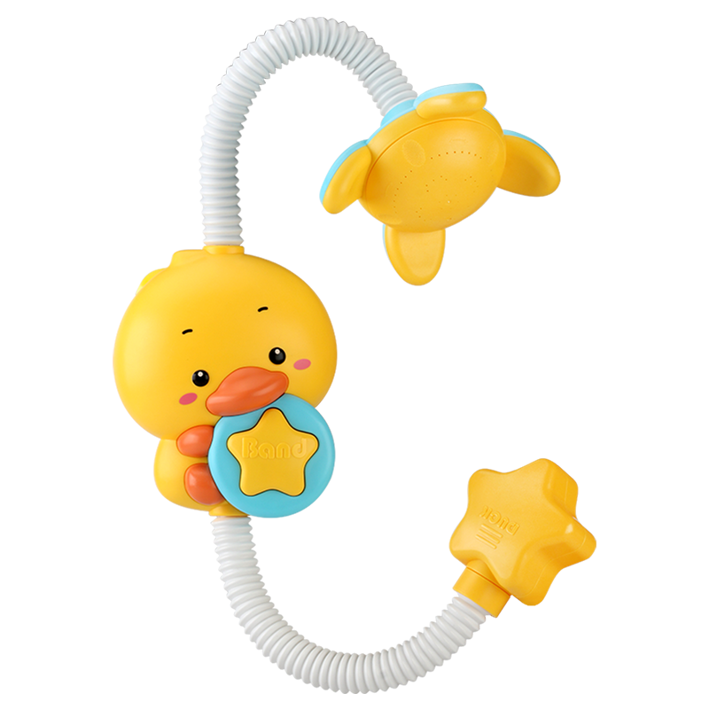 婴侍卫  宝宝洗澡喷水玩具 电动萌鸭花洒  801D（单位：只） 黄色