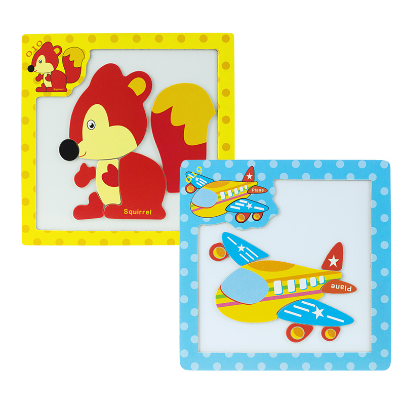 婴侍卫  木制磁性拼图  YSW2213  狐狸  