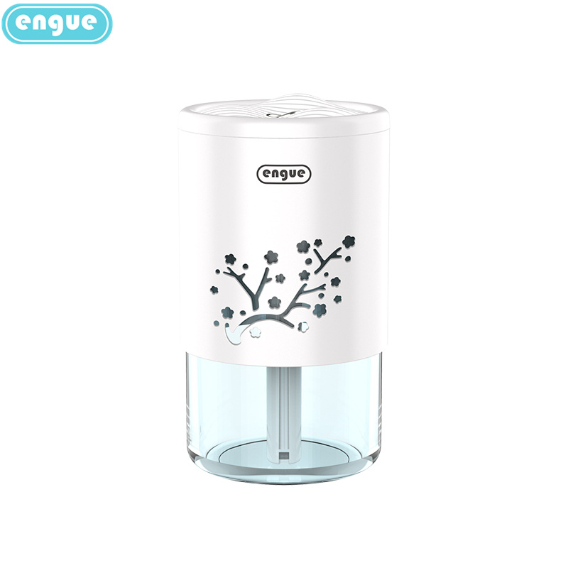 engue恩谷迷你加湿器 创意宿舍办公室卧室家用静音桌面礼物礼品 USB国风山丘加湿器EG-025  白色  