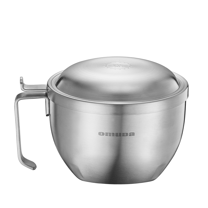 欧美达伯爵系列-泡面碗 BJW04 不锈钢色