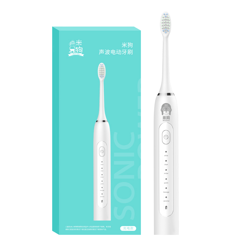 米狗电动牙刷MX616（鸿虎福旺） 白色