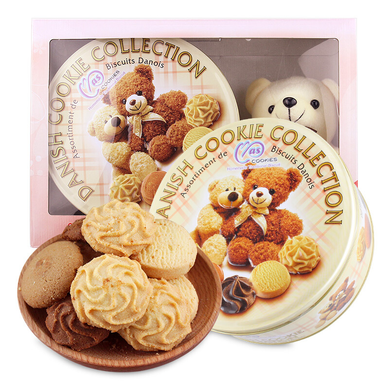 麦阿思小熊松脆曲奇饼干（礼盒装）400g 麦阿思小熊松脆曲奇饼干（礼盒装）400g