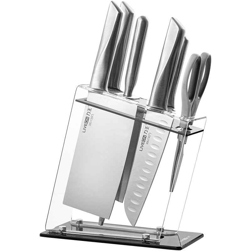 力王银尚系列七件套刀99360062  不锈钢色  