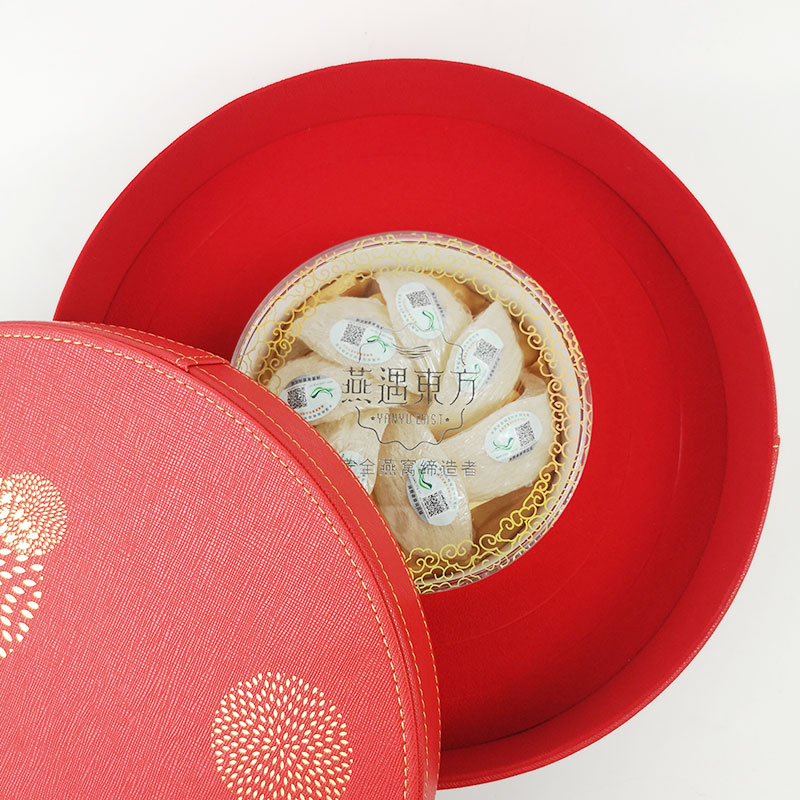 燕遇东方溯源燕窝三角礼盒(50g装)  红色  