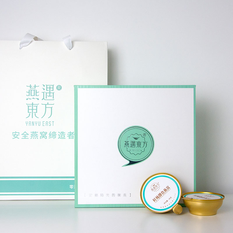 燕遇东方即食碗燕燕窝(四碗装)  本白色  