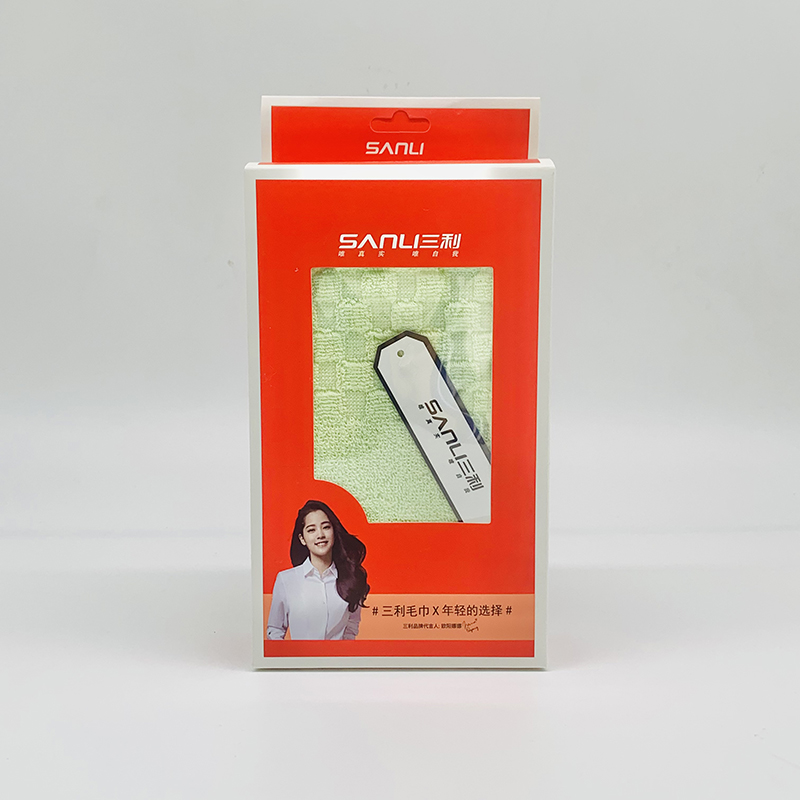 三利毛巾 素雅面巾 32*74 95g条纯棉柔软吸水面巾全棉成人洗脸毛巾纯棉素雅毛巾单条装礼盒 9154-1  随机  