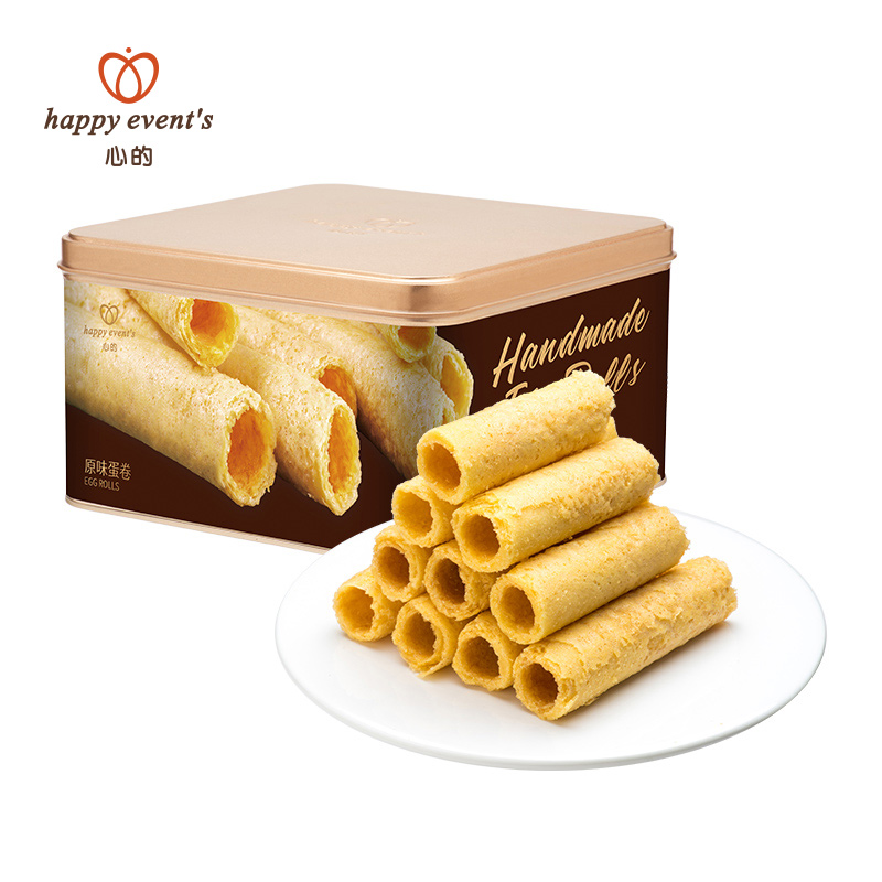 happyevent&lsquo;s心的心的原味蛋卷520g  混色  