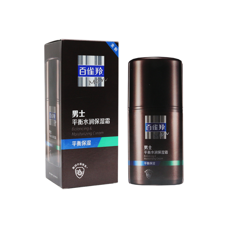 百雀羚（PECHOIN）男士平衡水润保湿霜50g（单位：瓶） 混色