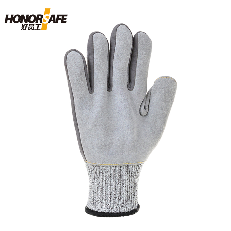 好员工 13针PE防切割贴皮 PE-112 100双起订 灰色