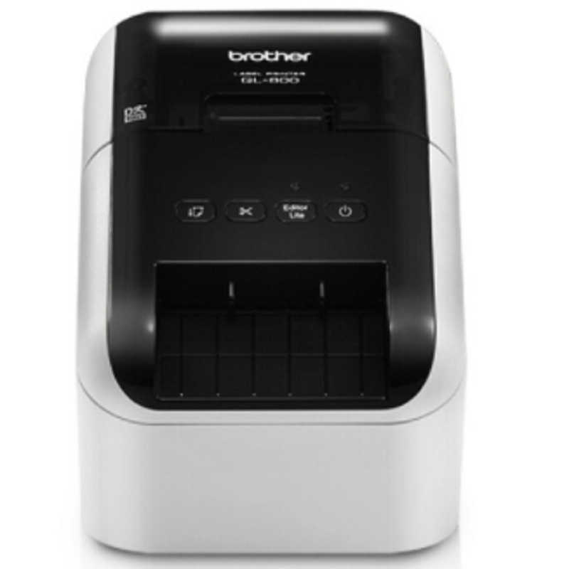 兄弟（brother）标签打印机QL-800双色宽幅标签机二维码条码不干胶热敏标签机62mm宽度  白色  