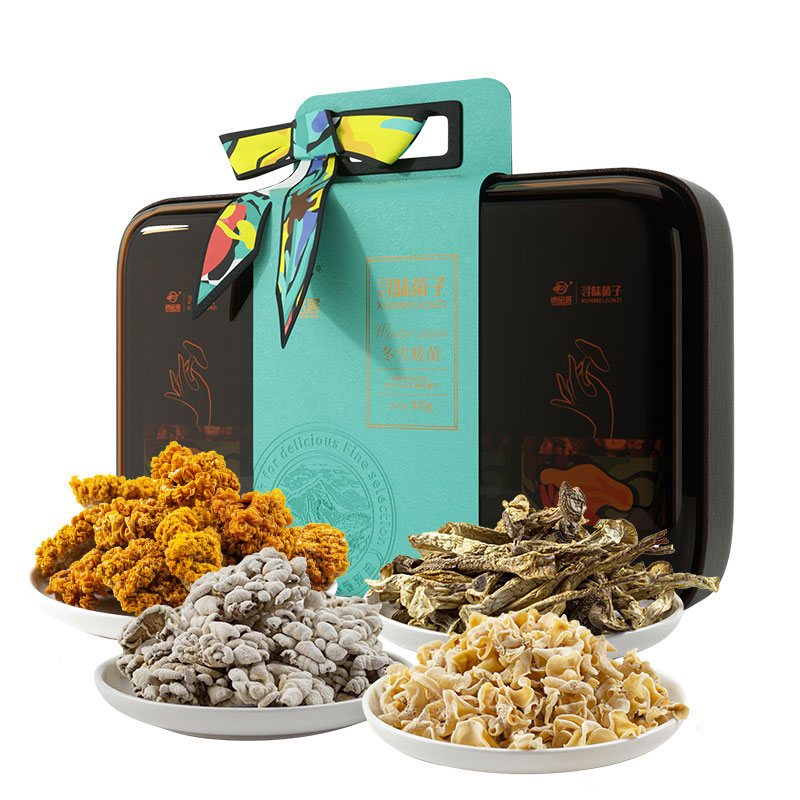 谛品居--冬雪暖菌干菌礼盒325g/盒 天空之境