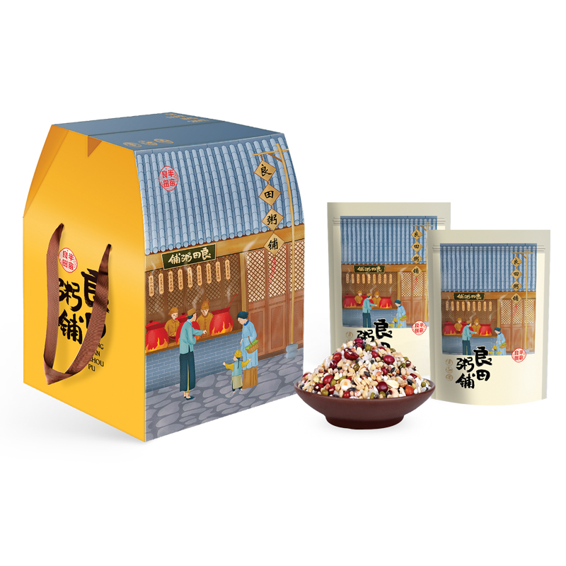 半亩川良田粥铺3000g  红色  