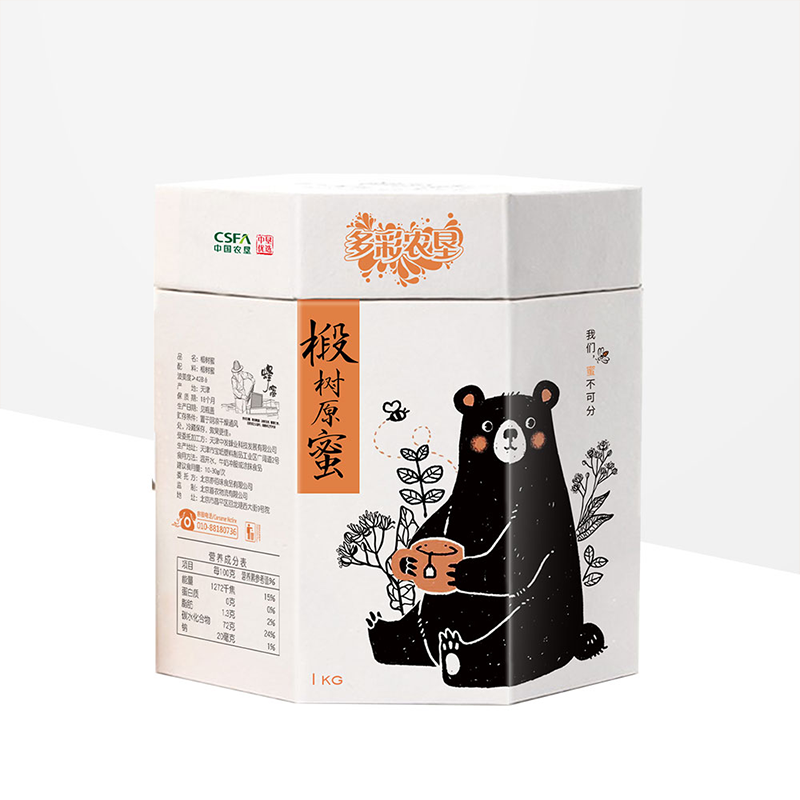 鲜禾鲜椴树蜂蜜单瓶1000g 本白色