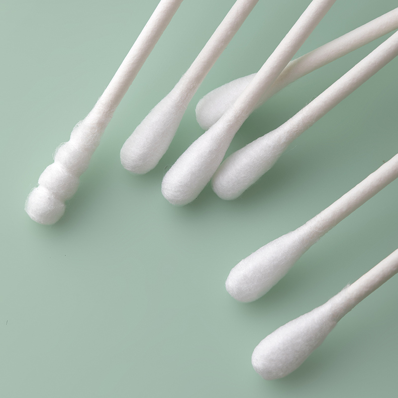 茶花双头多用纸轴棉签（200支)G10007  混色  