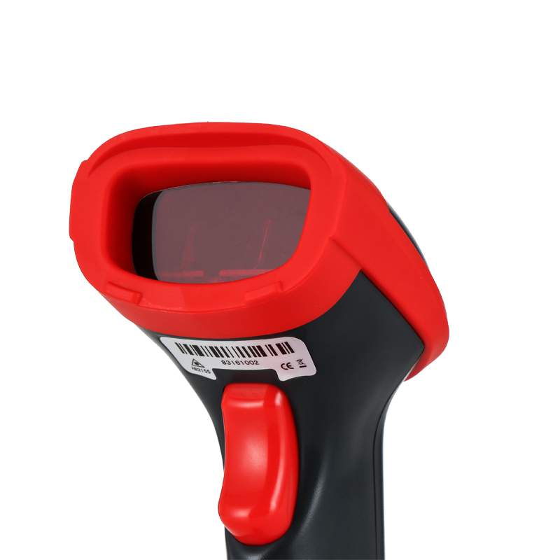 震旦AURORA 工业级高解一维有线扫描枪激光 商超快递医院仓库 商品条码扫描即插即用AB2155  红色  