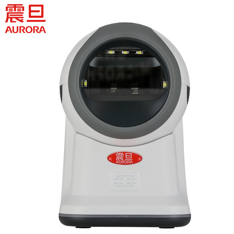 震旦（AURORA）工业级无线有线一维二维扫描枪巴把抢快递单条码枪超市扫码枪 工业级二维影像扫描平台AB8100  白色  