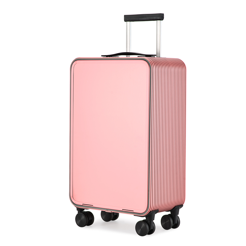 瑞森纳 RESENA 铝镁合金前翻盖拉杆箱20寸  RH8813  粉色  20寸