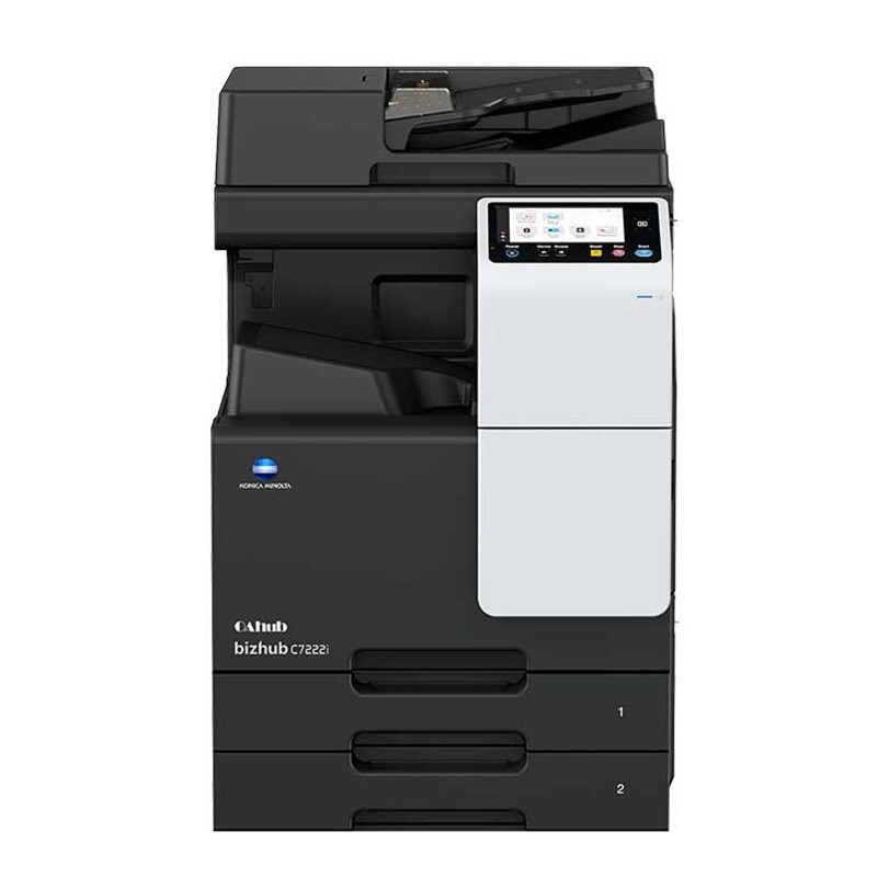 柯尼卡美能达 彩色复印机（主机+双面器+双面输稿器+双纸盒+工作台）bizhubC7222i  黑色  