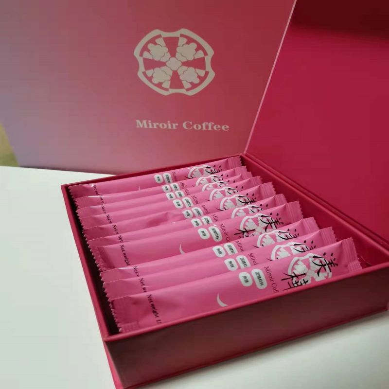 渼桦咖啡(miroir coffee)养生咖啡150g  女士无糖粉色外包装MH104  