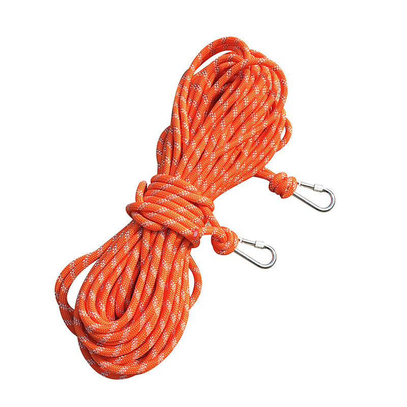 谋福 57 救生绳游泳绳子救援安全绳漂浮水上救生圈浮索逃生绳 条 灰橙色