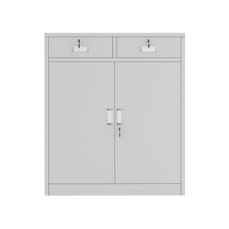 企诺 办公室铁皮文件资料柜矮柜带抽屉带锁柜WJG-16  灰白色  