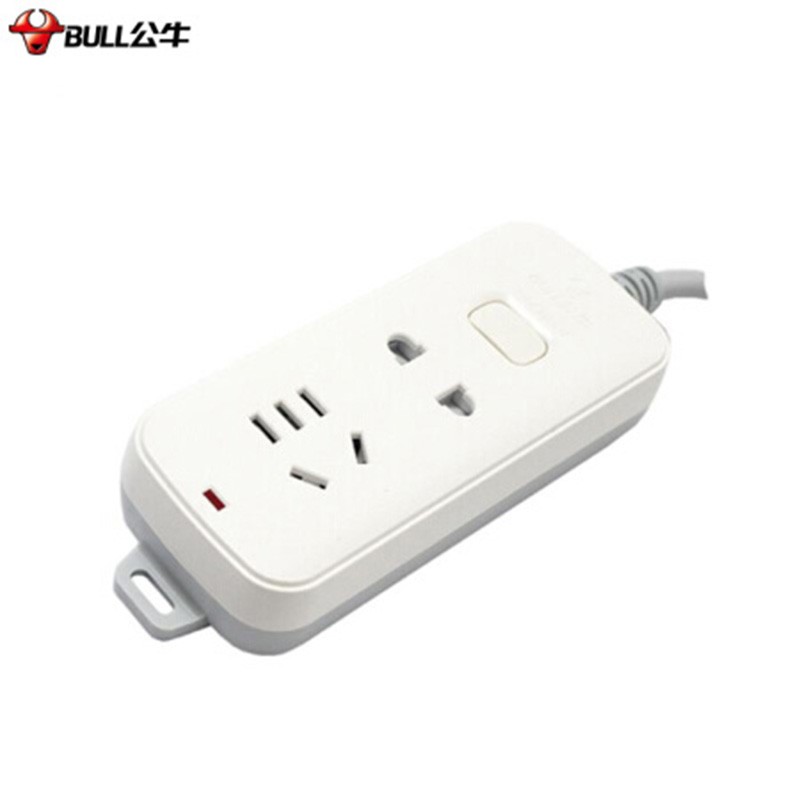 公牛（BULL）新国标插座/插线板/插排/排插/接线板/拖线板 GN-S1110 2位总控全长1.8米  白色  