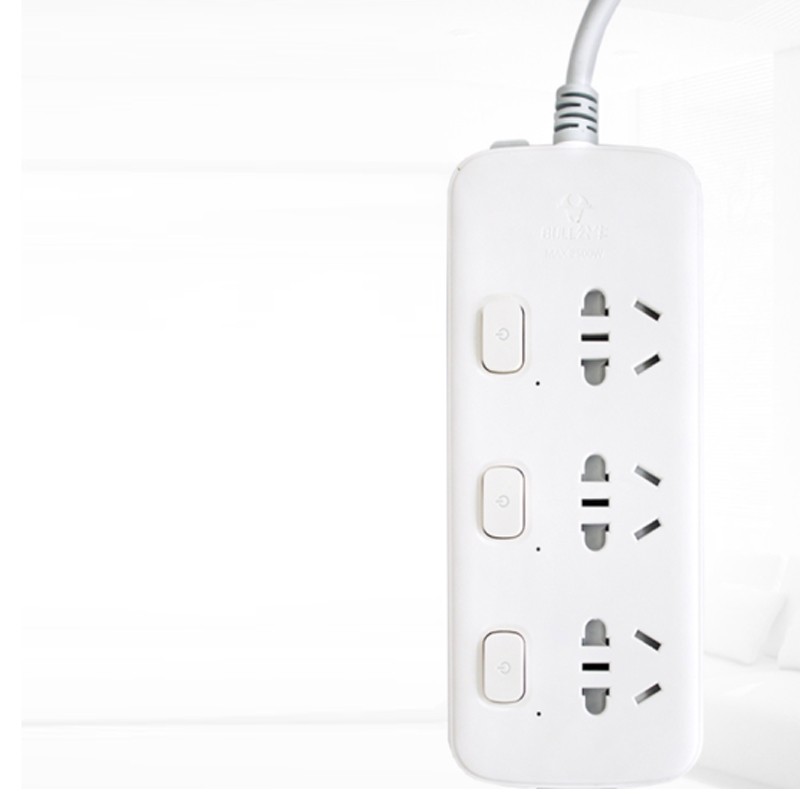 公牛（BULL）S1033 新国标插座 1.8米  白色  