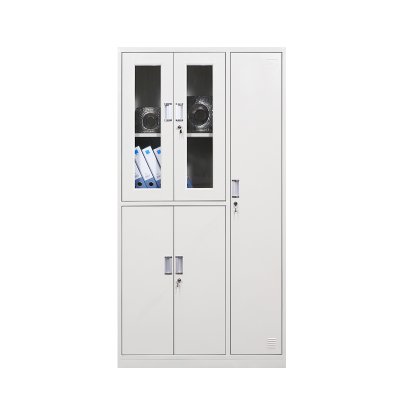 企诺 五门常规铁皮更衣柜GYG-5  灰白色  