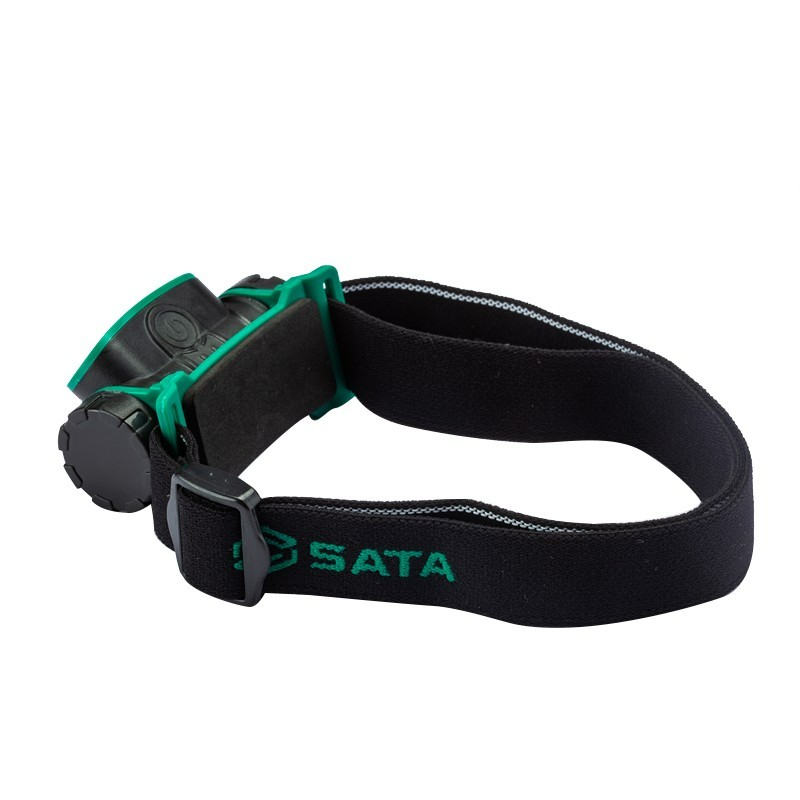 世达（SATA）防水锂电头灯手电筒强光亮充电工作灯汽修汽车维修照明灯户外90716  黑色  