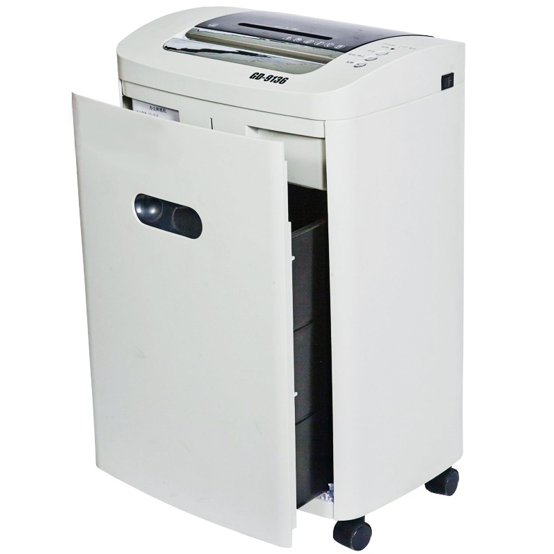 金典(Golden)GD-9136碎纸机办公家用高保密碎卡机(单次6张/可碎光盘)  白色  