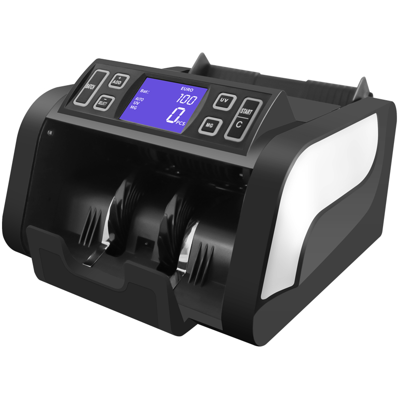 惠朗（huilang）多国货币点钞机验钞机 美元欧元多国纸币C类点验钞机HL-T600  黑色  
