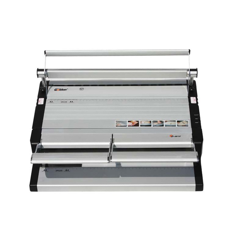 金典(Golden)GD-M10十一齿维乐热熔订条装订机 多孔打孔机  银色  