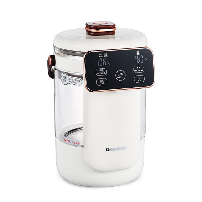 大宇（DAEWOO）家用宿舍大容量学生宿舍用开水瓶壶电水壶DYSP-25F01 2.5L（单位：个） 白色