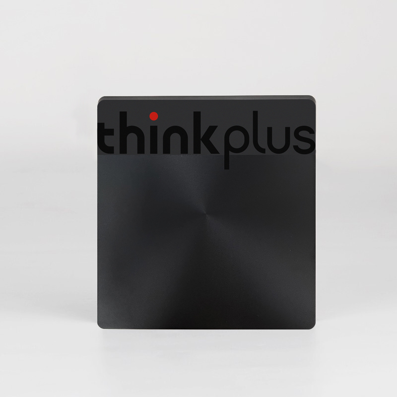 联想thinkplus光驱 笔记本台式机USB/Type-C 超薄外置移动光驱DVD刻录机 尊享版【TX802】 件 黑色