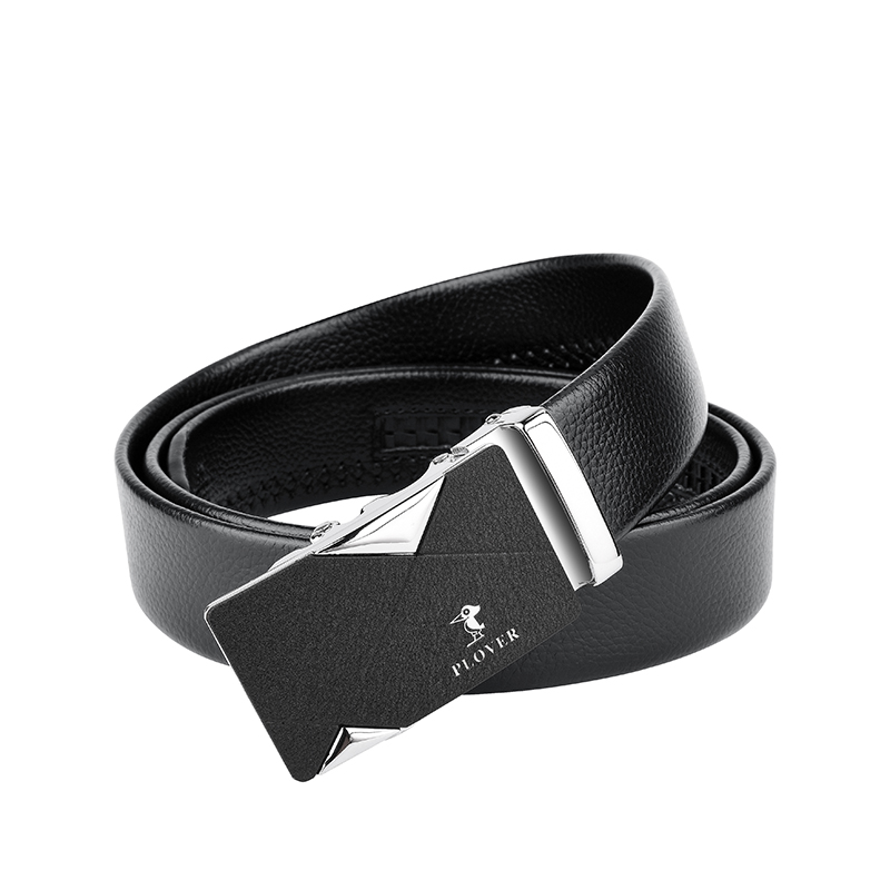 PLOVER香港啄木鸟男士自动扣皮带 GD09AK13-DA-B2  黑色  