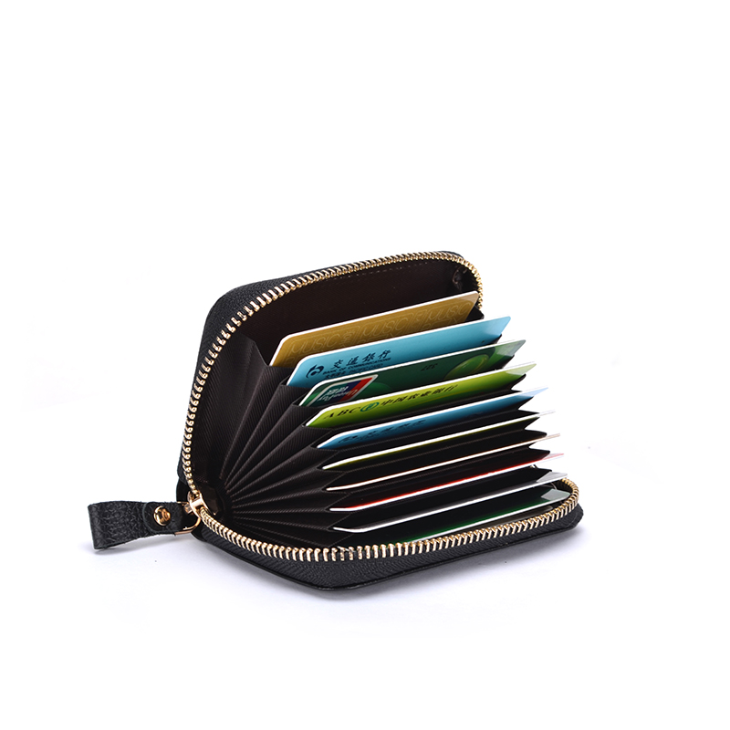 PLOVER香港啄木鸟多功能风琴卡包 GD5263-KA "  黑色  