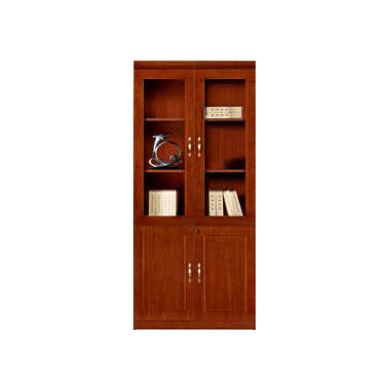 企诺 办公家具2门油漆储物柜下木门文件柜LY2217  胡桃色  