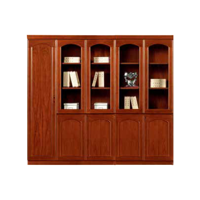 企诺 5门油漆办公家具左木门文件柜LY3017R1  胡桃色  
