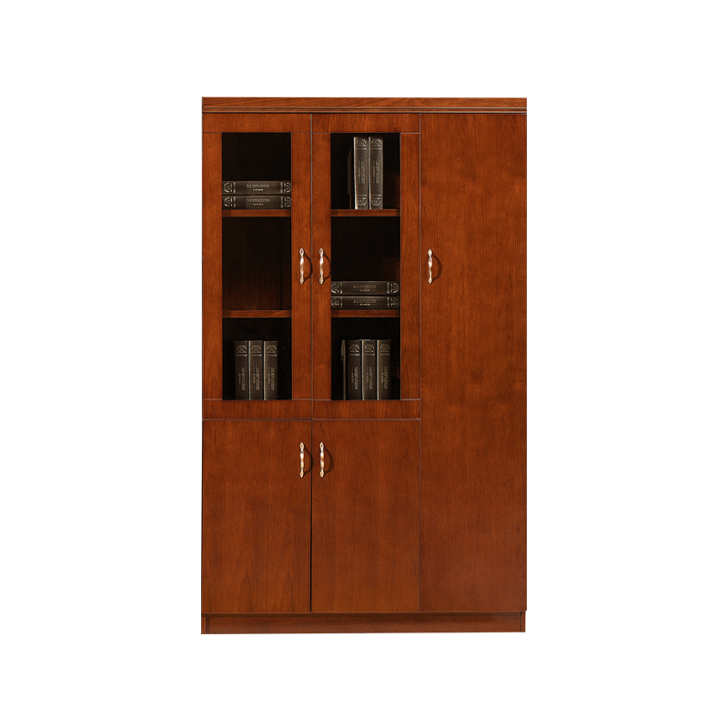 企诺 办公文件柜档案柜油漆文件柜W653-2H  胡桃色  