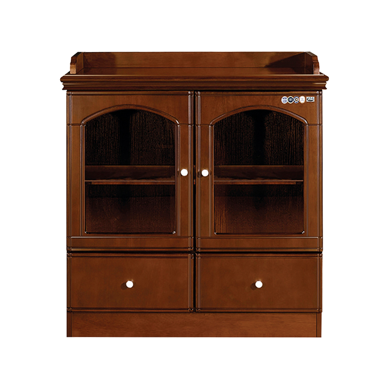 企诺 办公茶水柜家用柜餐边柜C04-2H  胡桃色  