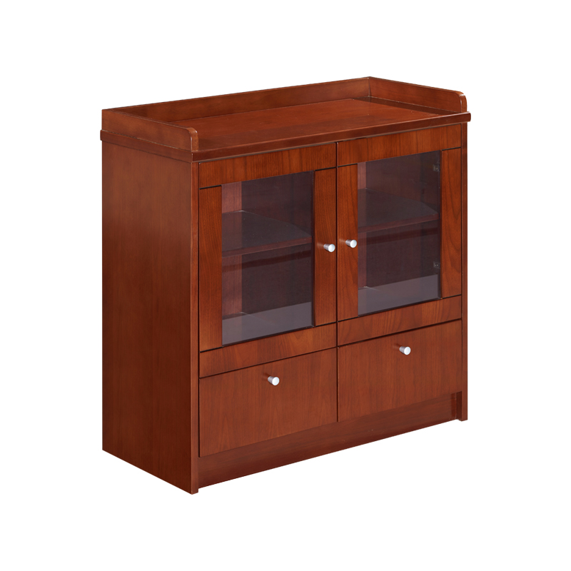 企诺 茶水柜餐边柜储物柜C15-2H  胡桃色  