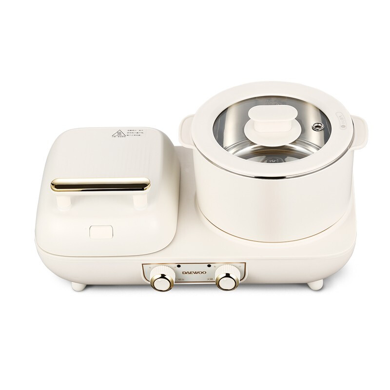 大宇（DAEWOO）早餐机电饼铛DYZC-D50 0.8L（单位：台） 米白色