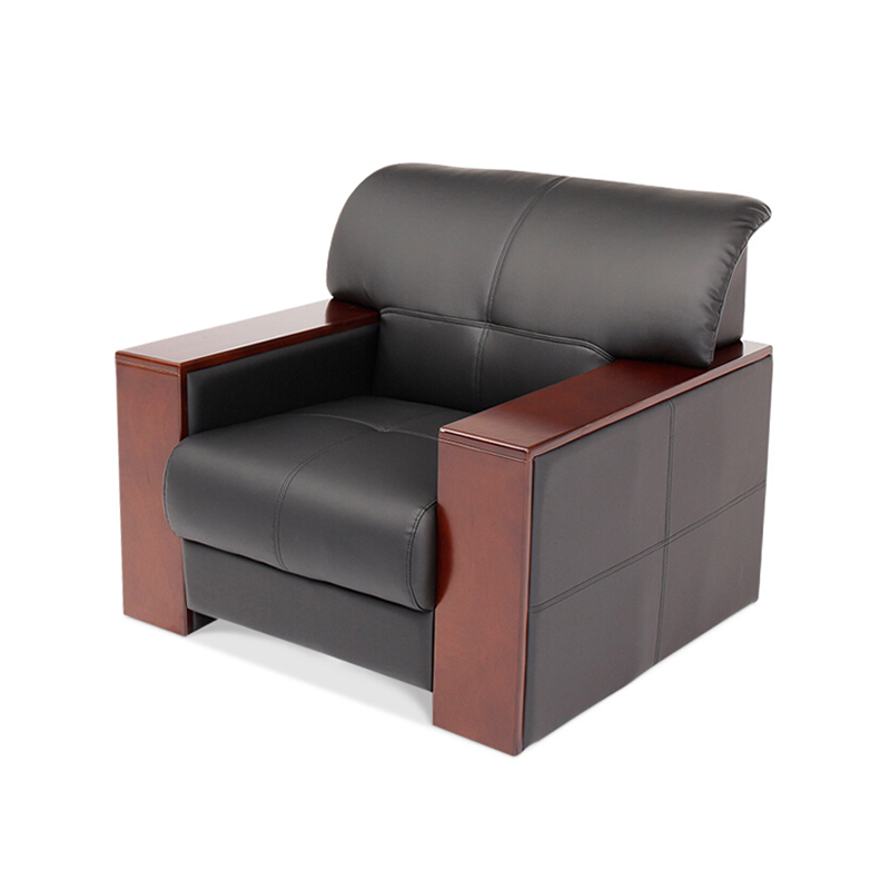 企诺 办公沙发 单人位DA6017-1  黑色  