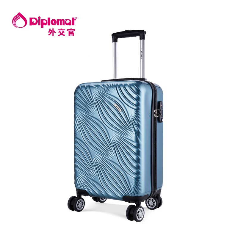 外交官19寸ABS+PC拉杆箱TC-6232  蓝色  